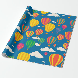 Happy Clouds Trip Wrapping Paper