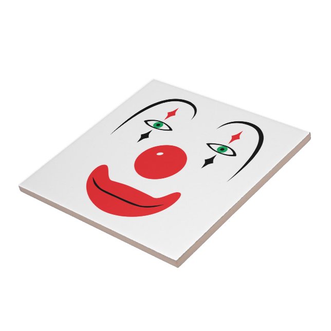 Happy Clown Face Tile (Side)