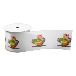 Happy Clown Funny Ribbon Satin Ribbon