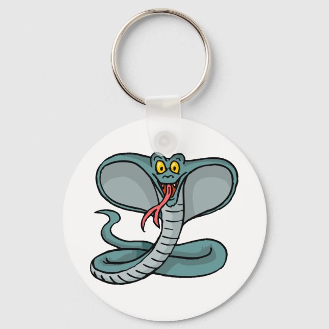 Happy Cobra Keychain (Front)