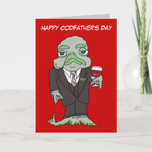 Happy Codfathers Day Greeting Card