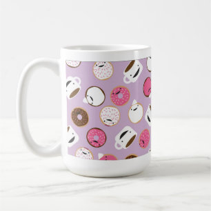 happy coffee & doughnuts coffee mug