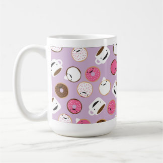 happy coffee & doughnuts mug