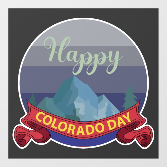 Happy Colorado Day Sign (Sheet)