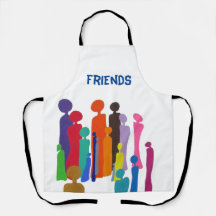 Happy Colourful People Apron