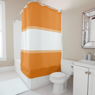 Happy Colourful Warm Orange White Summer Stripes