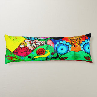 Happy colours body pillow