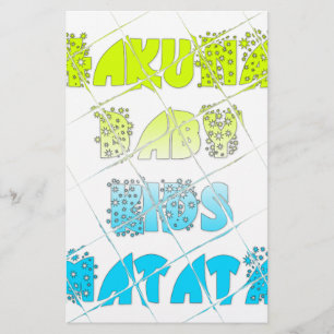 Happy Colours Hakuna Matata Hakunamatata Gift star