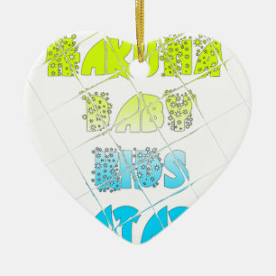 Happy Colours Hakuna Matata Hakunamatata Gift star Ceramic Ornament