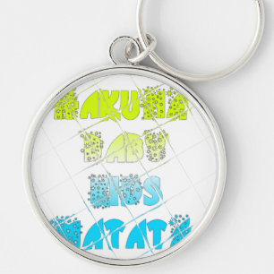 Happy Colours Hakuna Matata Hakunamatata Gift star Keychain