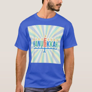 Happy cool Hanukkah Chanukah Menorah design T-Shirt