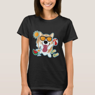 Happy Corgi Summer T-Shirt