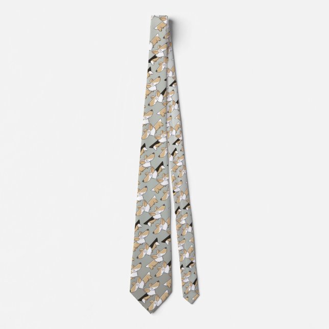 Happy Corgis Tie (Front)