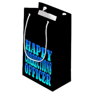 Happy Corrections Officer Small Gift Bag