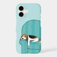 Happy Couch Dog | Cute Beagle | Fun Animal Art