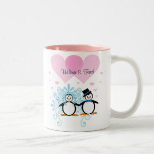 Happy Couple Two-Tone Coffee Mug