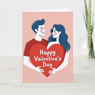 Happy Couple Valentines Day Card