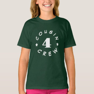 Happy cousin's day cousin crew Personalized number T-Shirt