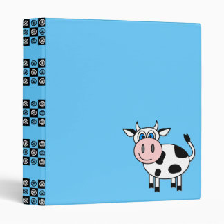 Happy Cow Cartoon Photo / School Binder