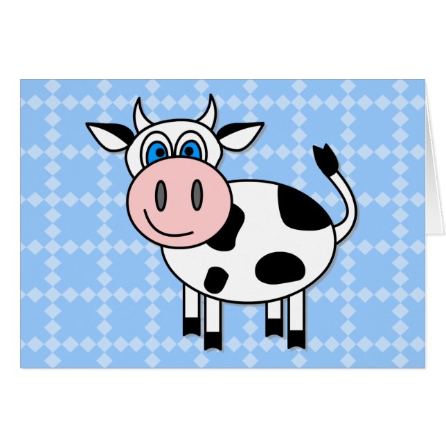 Happy Cow - Customizable! (Front Horizontal)