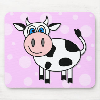 Happy Cow - Customizable! Mouse Pad