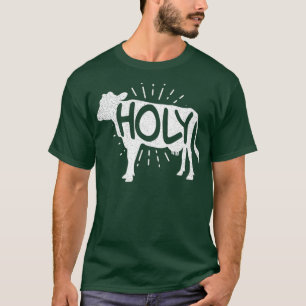 Happy Cow Shirt  Funny Holy Cow Pun Gift