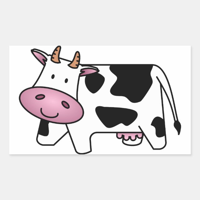 Happy Cow Sticker (Front)