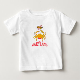Happy crab in Maryland Baby T-Shirt