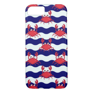 Happy Crabs Pattern iPhone 8/7 Case