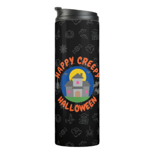 Happy creepy Halloween - Kids Thermal Tumbler