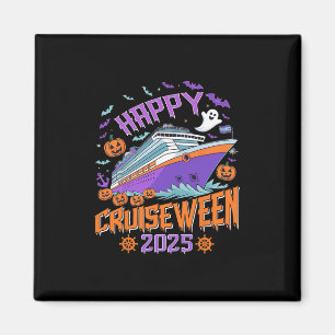 Happy Cruiseween 2025 - Cruise Vacation Halloween Magnet