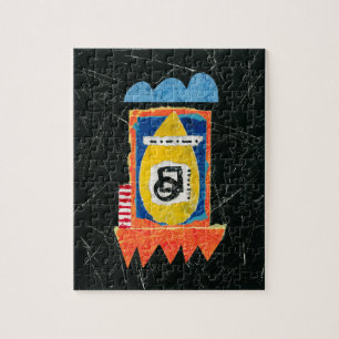 Happy Cry Jigsaw Puzzle - Abstract Art