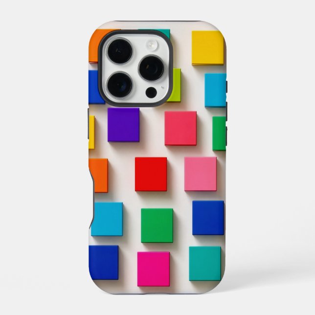Happy Cube iPhone Case (Back)