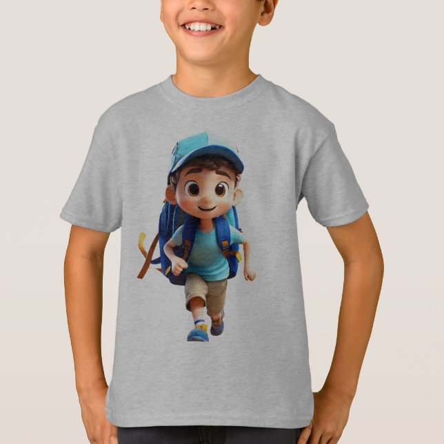 Happy, cute, funny boy T-Shirt (Front)