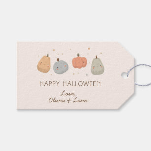 Happy Cute Pumpkin  Design Custom Gift Tags