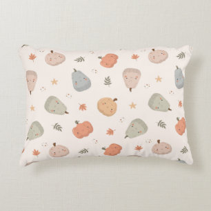 Happy Cute Pumpkin Pattern - Accent Pillow