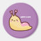 Happy Cute Slug Personalized Text