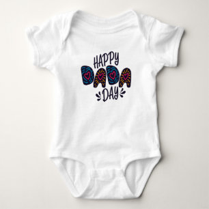 Happy Dada Day Happy Father's Day Bodysuit