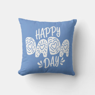 Happy Dada Day Happy Father's Day Throw Pillow