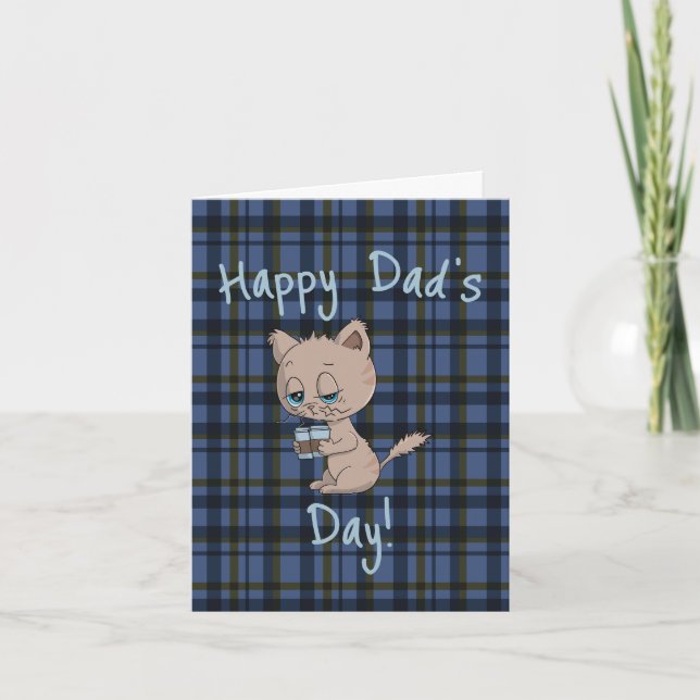 Happy Dad's Day Folded Greeting Card (Front)