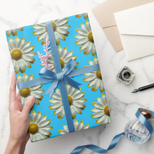 Happy Daisy Flower - Floral Spring Summer Blossom Wrapping Paper