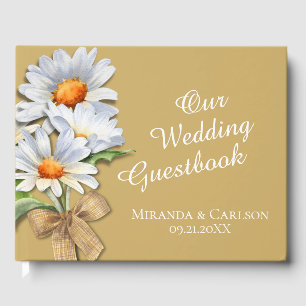 Happy Daisy Wedding Guestbook