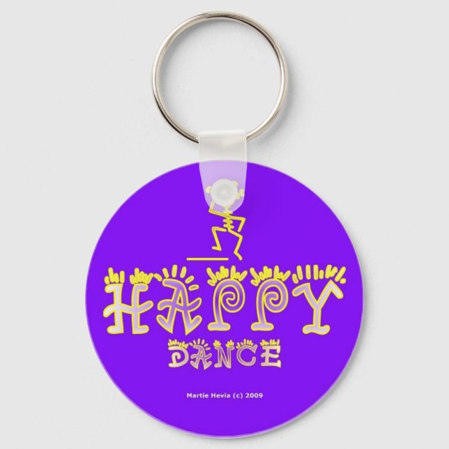 Happy Dance (2b) Keychain (Front)