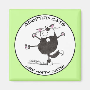 Happy Dance Cat Magnet