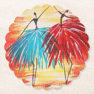 Happy Dance Paper Coasters