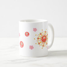 Happy Daruma Sun Mug