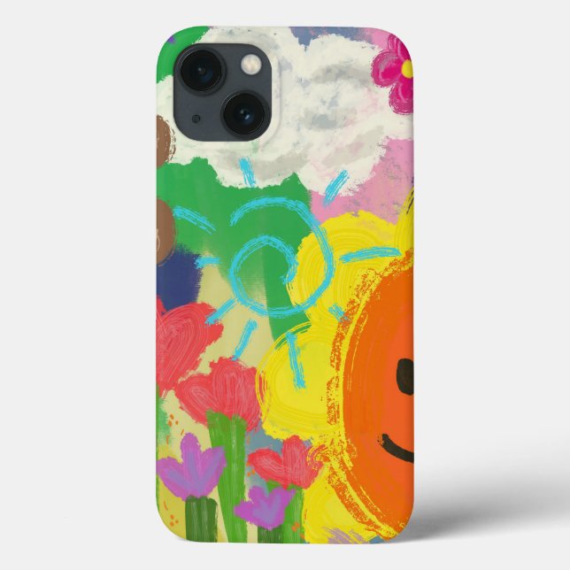 Happy Day Abstract Case-Mate iPhone Case (Back)