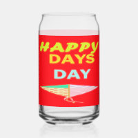 HAPPY DAY BIG BRITE COLORS WITH WORD MESSAGE RED