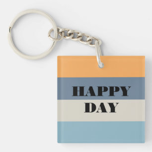 Happy Day Keychain