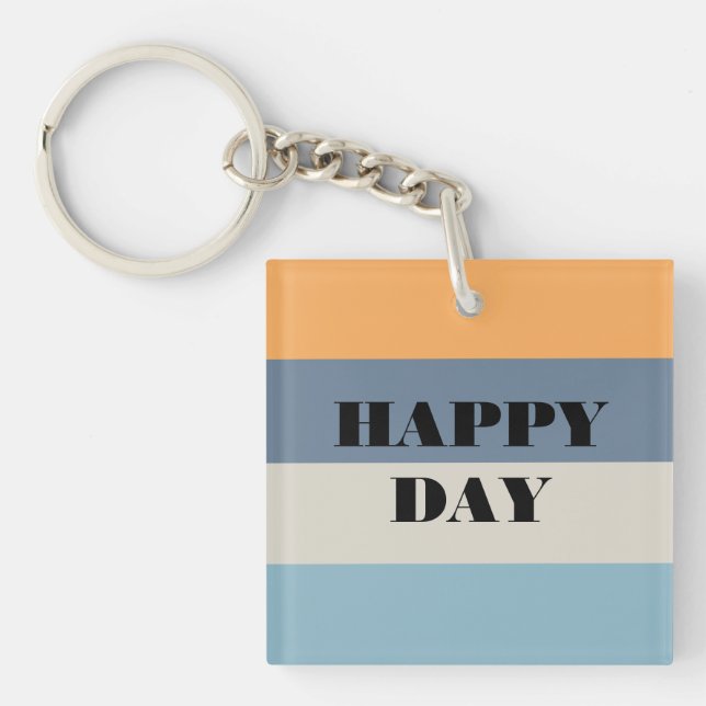 Happy Day Keychain (Front)